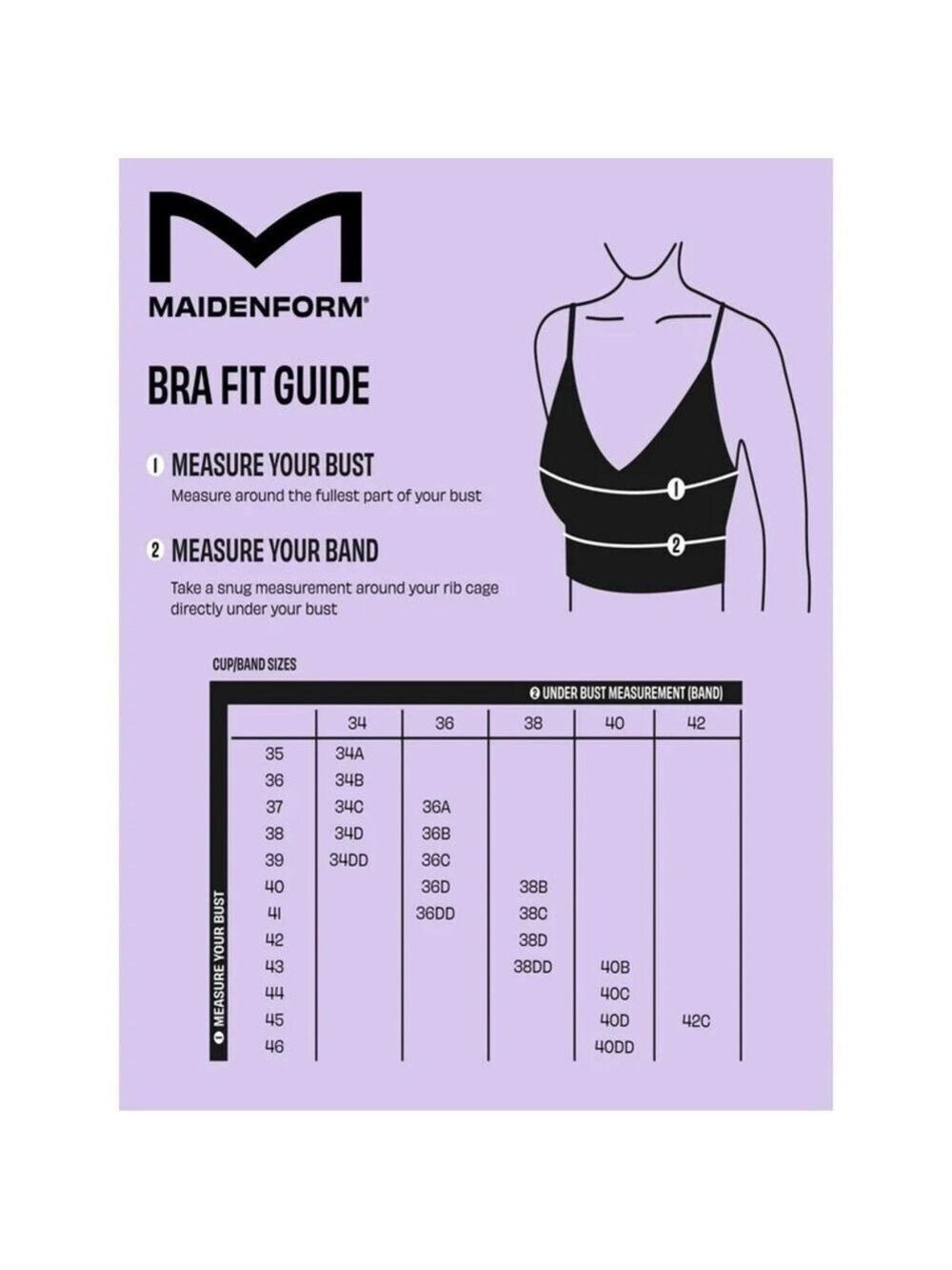 Maidenform Basically Sexy Full Coverage Strapless Convertible Bra size 38D - Picture 6 of 13